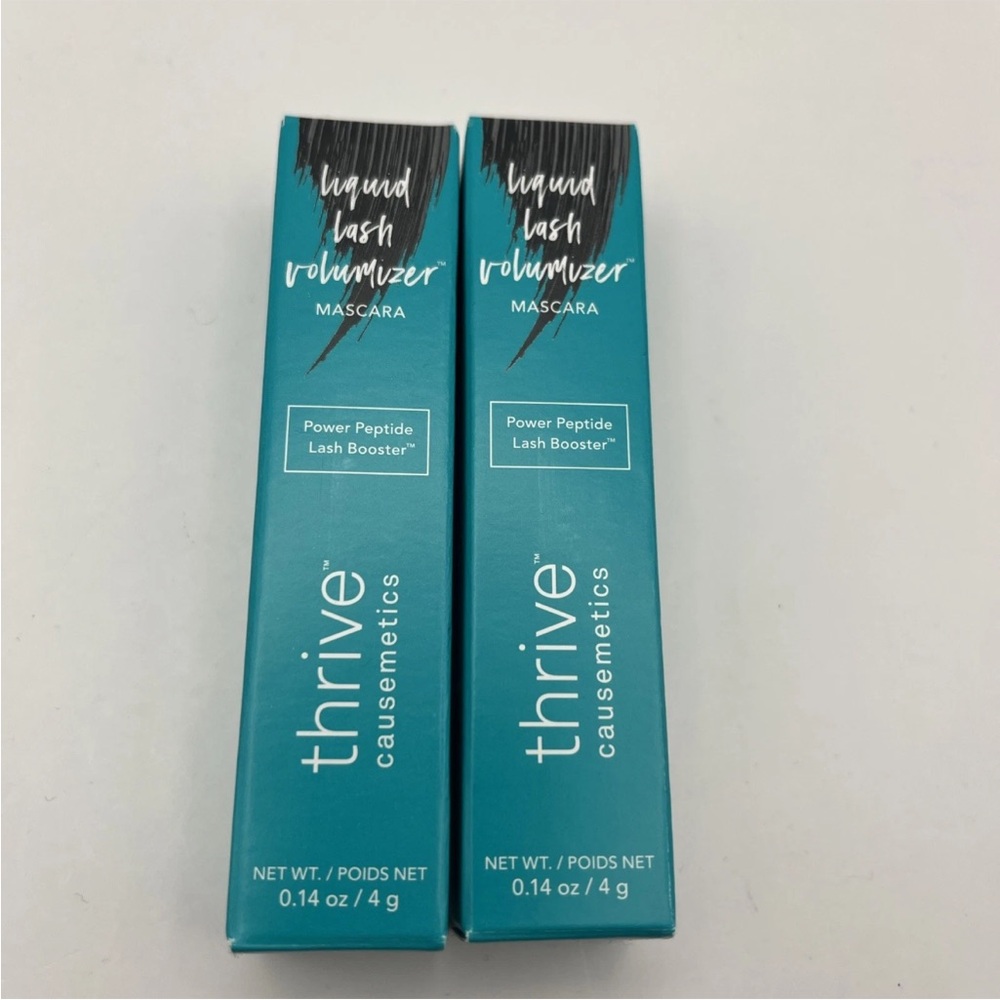 (Qty:2) Thrive Mascara Brynn Black Mini  Liquid lash Volumizer Nib Authe…